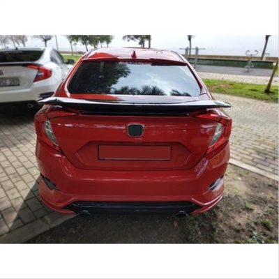 HONDA CIVIC FC5 2016-2020 IÇIN UYUMLU TURBO SPOILER ISIKSIZ (BOYASIZ)